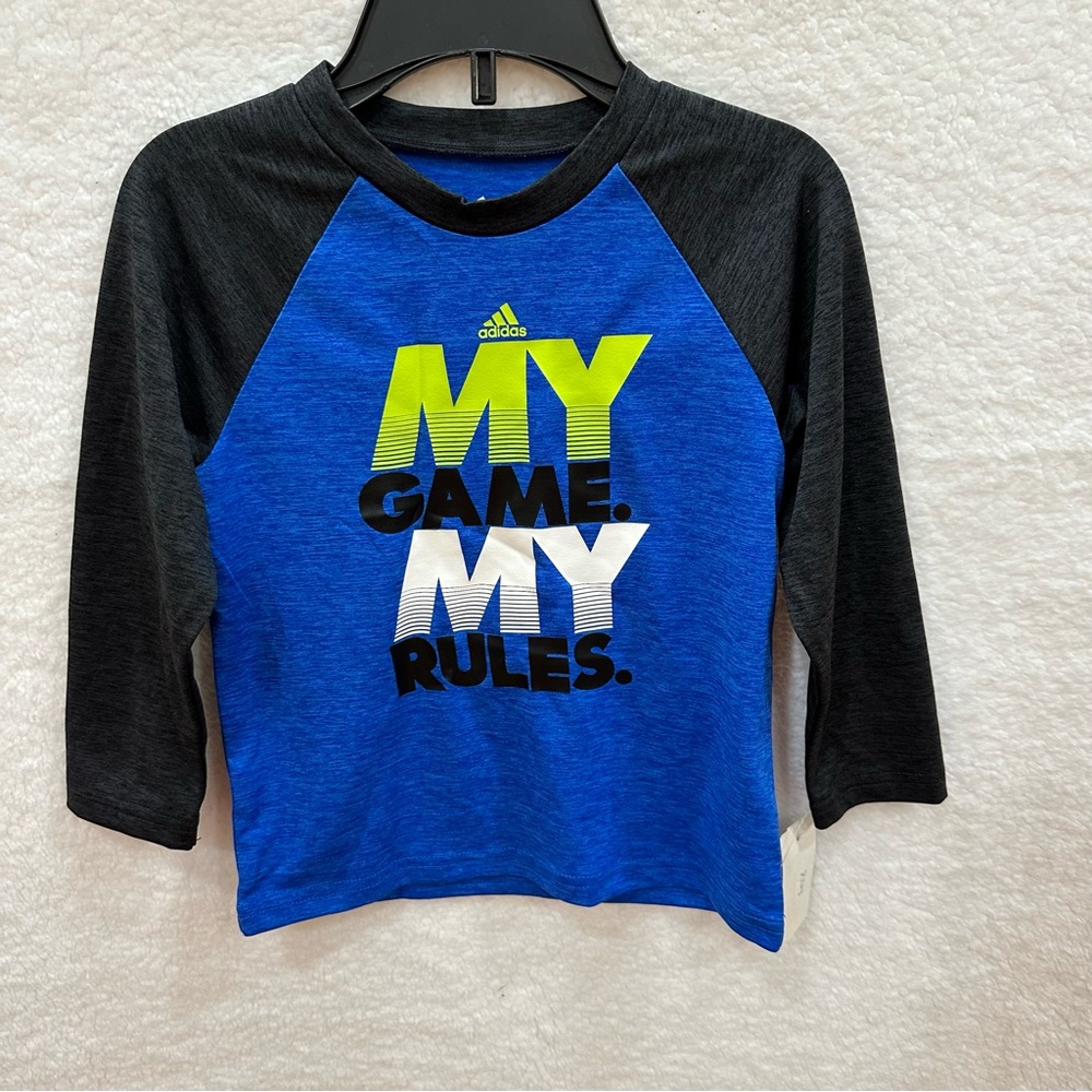Boys Adidas Long Sleeve Tee